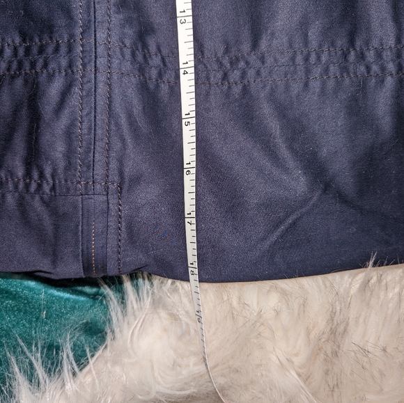 DVF Navy Blue Samantha Multi Zippers Skirt Sz 8 - Picture 15 of 16